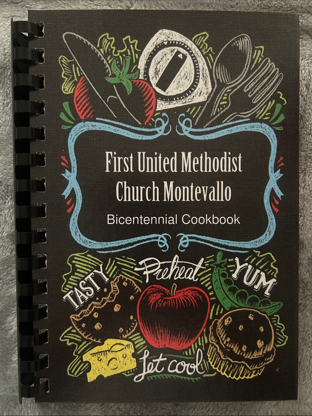 Bicentennial Cookbook - First United Methodist Church Montevallo (Black, Multi)